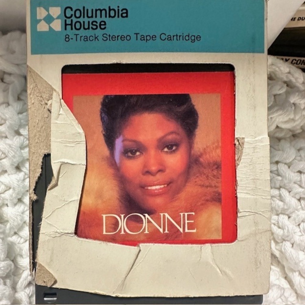 Dionne Warwick Dionne 8-Track‎ Tape Arista Columbia House AT8 9512 Vintage Soul